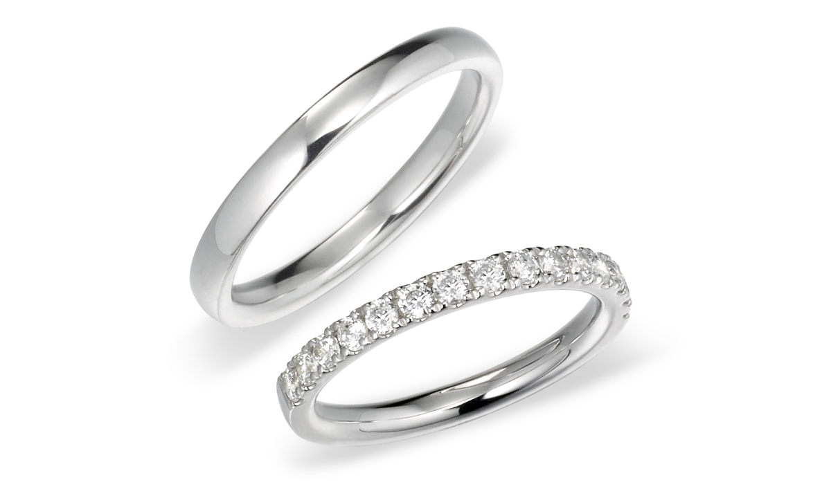 ハーフエタニティ03 | 婚約指輪・結婚指輪のTRECENTI（トレセンテ）